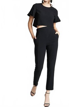 Black Halo Syon 2 Piece Jumpsuit In Black