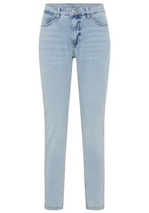 MAC Broeken Skinny-fit-Jeans MAC Dream Skinny, Damen, Gr. 32, L&auml;nge 32, aqua blau random wash, Jeans, Obermaterial: 91% Baumwolle, 6% Polyester, 3% Elasthan, sehr