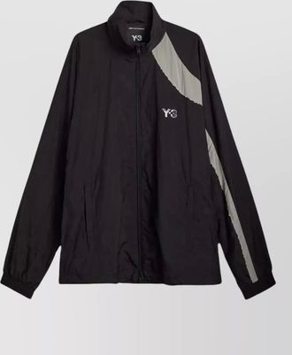 Yohji Yamamoto yohji yamamoto nylon shell jacket stripe