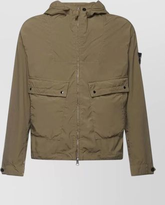 Stone Island hooded lightweight jacket