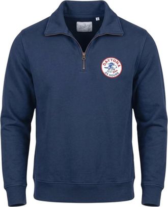 Bl'ker Felpa Mezza Zip Rudgers - - Sweatshirts & Hoodies - Uomo - Blu - M