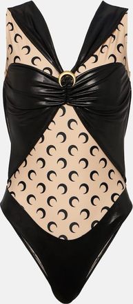 Marine Serre Printed jersey bodysuit