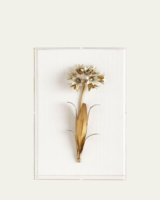 Tommy Mitchell Original Gilded Agapanthus Study on Linen