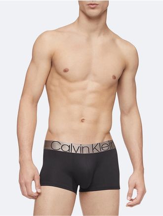 Calvin Klein Mens Icon Micro Low Rise Trunk - Black - XL