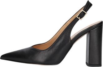 Notre-V 27113 Pumps - Dames - Pumps - Zwart - 38 EU - Leer - Schoenen