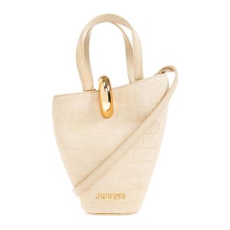 Jacquemus Handbags, female, Beige, Size: ONE SIZE Petit Bambola Handbag