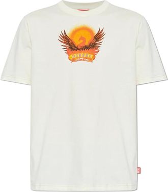 Diesel Hombre, Camisetas, Beige, Talla: S