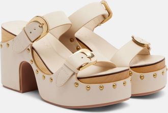 Zimmermann Alight studded leather platform sandals