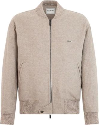 Iceberg Giacca Relaxed Fit - - Jackets - Uomo - Beige - M