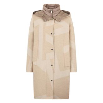 Moorer Parkas, female, Beige, Size: L Sasha Jacket