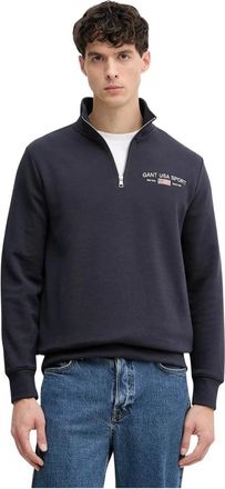 GANT Hombre, Sudaderas, Azul, Talla: S