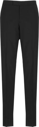 Lardini Virgin Wool Pants - Heren - Nette broeken - Zwart - S - Wol - Broeken