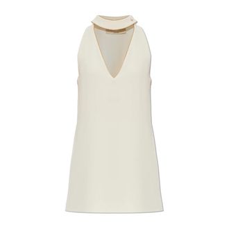 Valentino Garavani Dames, Jurken, Beige, Maat: 2XS Zijde