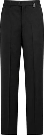 Philipp Plein Pantalones Chinos Dandy Fit Loop Hexagon - Trousers - Hombre - Negro - 3XL
