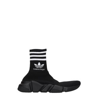 Balenciaga Sneakers Adidas speed Donna Tessuto Nero/Bianco