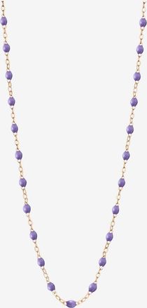 Gigi Clozeau Halskette aus Roségold und Harz Classique Gigi Mauve