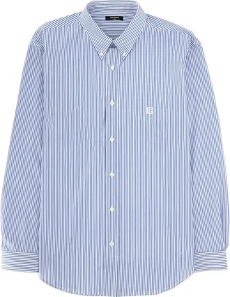 Balmain Light Blue Stripes Shirt