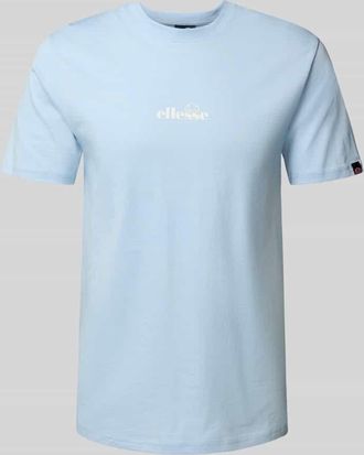 Ellesse T-Shirt mit Label-Print Modell OLLIO in Hellblau, Größe XL