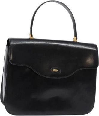 Bally Pre-owned Handbag - Dames - Vintage Handtas - Zwart - ONE Size - Leer - Vintage