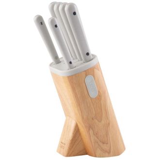 Berghoff Bloque De 6 Cuchillos Con Hojas De Acero Inoxidable - 3950342 - Berghoff