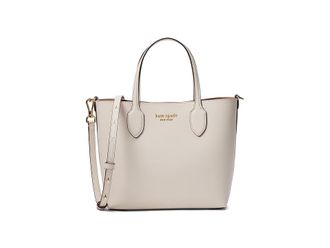 Kate Spade New York Bleecker Saffiano Leather Medium Crossbody Tote Handbags Parchment