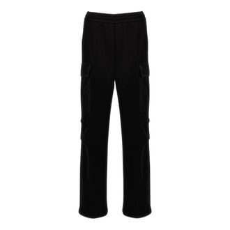 Prada Nylon Inzet Cargo Joggers - Heren - Broeken - Zwart - Maat: M Nylon
