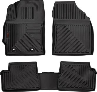 OEM Alfombrillas De Goma 3d Para Coche: Toyota Auris Ii (hatchback, Familiar, 2012-2018) - Borde De 5 Cm