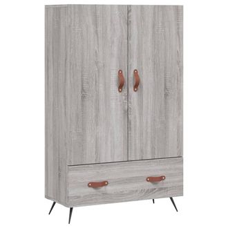 Berkfield Home Highboard Grey Sonoma 69.5x31x115 cm Engineered Wood