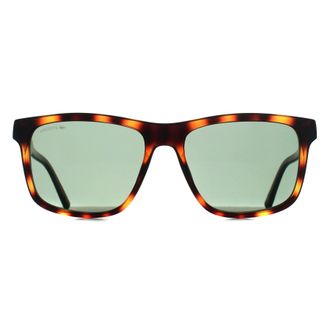 Lacoste Square Mens Tortoise Green L6025S - Brown - One Size