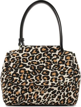 Kazar Handtas met natuurlijk haar in luipaardpatroon - Dames - Handtassen - Veelkleurig - ONE Size - Leer - Tassen