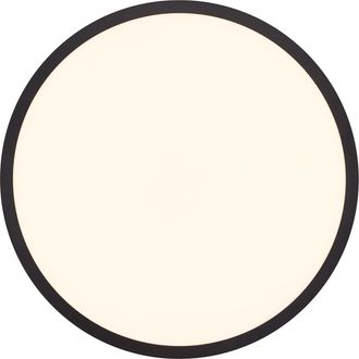 Brilliant L&aacute;mpara, Panel De Techo Led Tuco 50cm Negro/blanco, 1x Led Integrado, 38w Led Integrado, (4000lm, 3000-6500k), Regulable Con Mando A Distancia