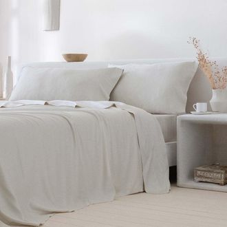 COTTON ARTEAN Juego de s&aacute;banas Bamb&uacute; 100% org&aacute;nico Beige Cama de 90 ( 160x260 )
