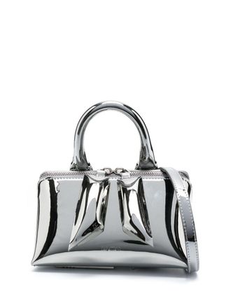 The Attico Friday mini tote bag - Silver