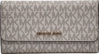 Michael Kors Large Jet Set Womens Wallet 35F8GTVF3B - Beige - One Size