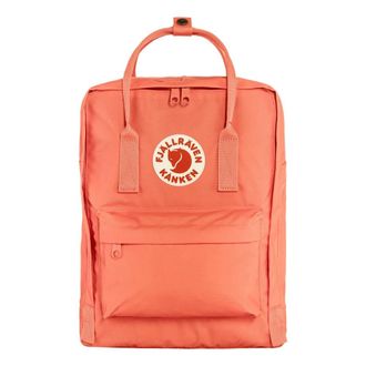 Fj&auml;llr&auml;ven Backpacks, unisex, Orange, ONE SIZE, Korall Fabric Backpack with Multiple Pockets