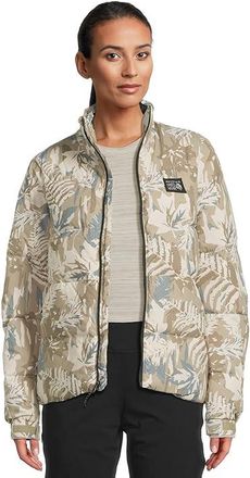 Mountain Hardwear Nevadantm Down Jacket Womens Clothing Talc Redwoods Camo : SM, Down/Nylon