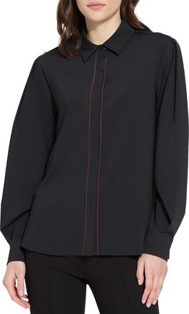 Lyssé Nera Pleated Sleeve Shirt