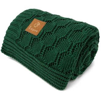 OEM Manta De Bamb&uacute; Calada 80x100 Verde Botella