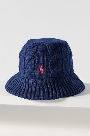 Ralph Lauren Cable-Knit Bucket Hat