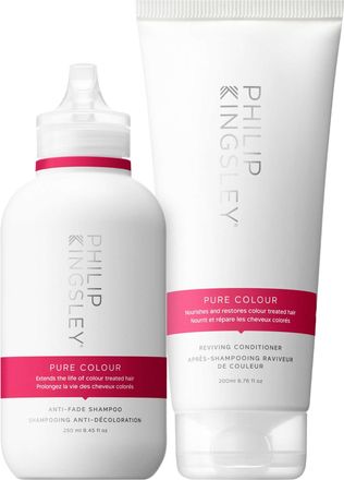 Philip Kingsley Womens Pure Colour Duo - Colour-Protecting Shampoo 250ml & Conditioner 200ml (Worth £62.00) - One Size