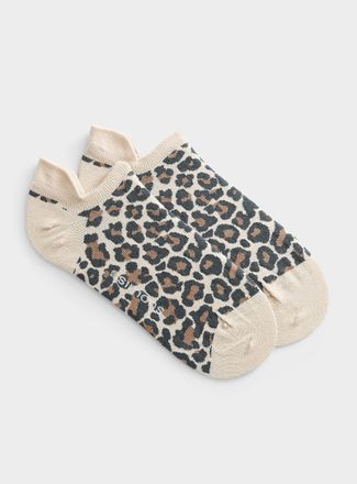 Simons Womens Leopard ped socks