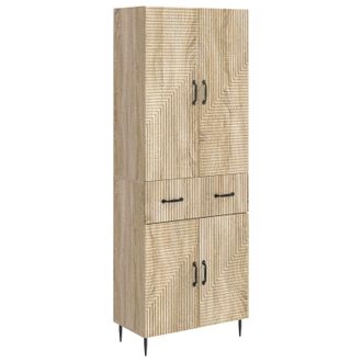 vidaXL Juego De Armarios 2 Uds. Roble Sonoma Madera De Ingenier&iacute;a Vidaxl