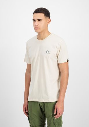 Alpha Industries T-Shirt ALPHA INDUSTRIES Backprint T-Shirt, Herren, Gr. XXL, weiss (jet stream wei&szlig;), Obermaterial: 100% Baumwolle, Shirts T-Shirt