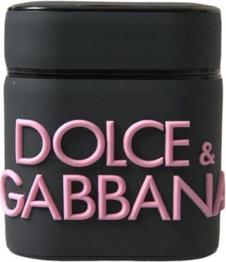 Dolce & Gabbana Airpods Case - Dames - Telefoonaccessoires - Zwart - ONE Size - Leer - Accessoires