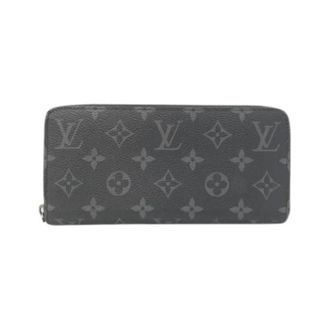 Louis Vuitton Pre-owned Zippy Wallet Horizontal Monogram Eclipse Portafoglio Lungo - - Pre-owned - Donna - Nero - ONE SIZE