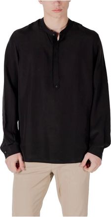 Antony Morato Hombre, Camisas, Negro, Talla: S