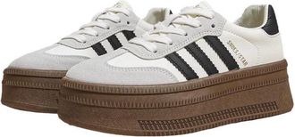 Generic Women s Leather Breathable White Shoes with Thick Sole Increased Breathability Anti Slip Casual Sports Shoes (White,4.5)