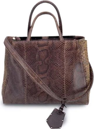 Fendi Pre-owned Handbags, female, Brown, Size: ONE SIZE Pre-owned Leather fendi-bags