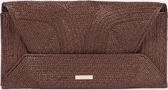 Aquazzura Clutch Vacanza Small in rafia