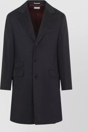 Brunello Cucinelli cashmere single-breasted coat